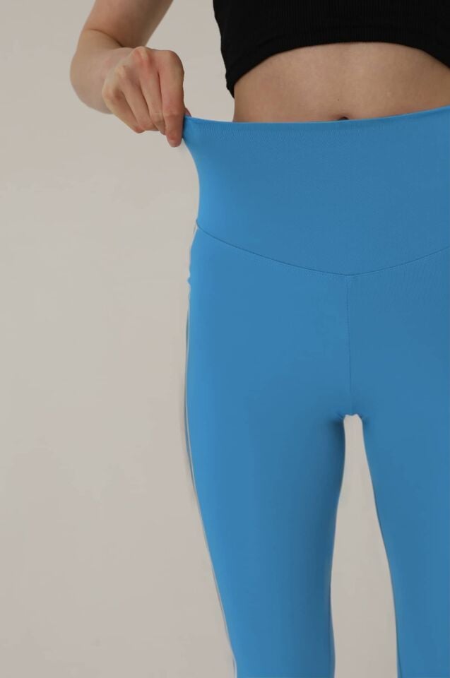 Balenbi Kadın Yüksek Bel Incelten Toparlayıcı Dalgıç Tayt 1051 XL - Mavi