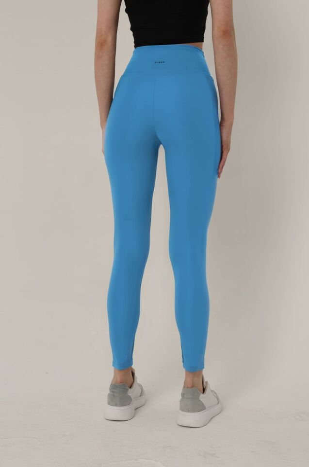 Balenbi Kadın Yüksek Bel Incelten Toparlayıcı Dalgıç Tayt 1051 XL - Mavi