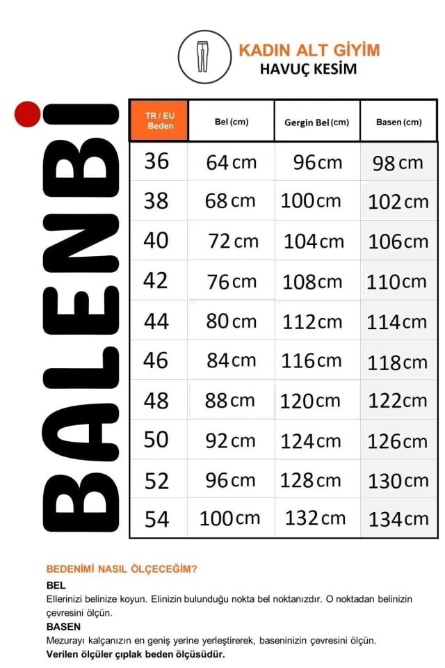 Balenbi Havuç Paça Yüksek Bel Likralı Dokuma Kadın Pantolon 1005 36 - Bordo