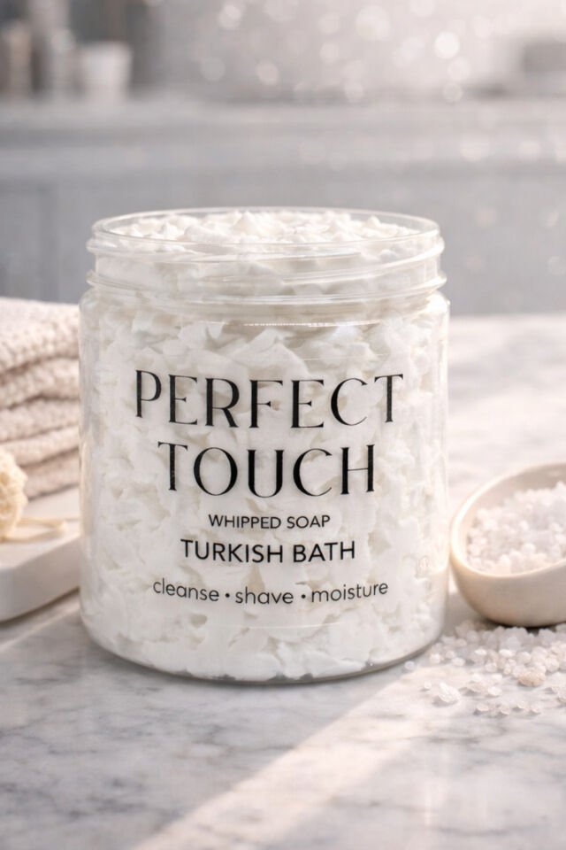 Purivo Perfect Touch Turkish Bath Whipped Soap Geleneksel Türk Hamamı Krem Sabunu 150 gr.