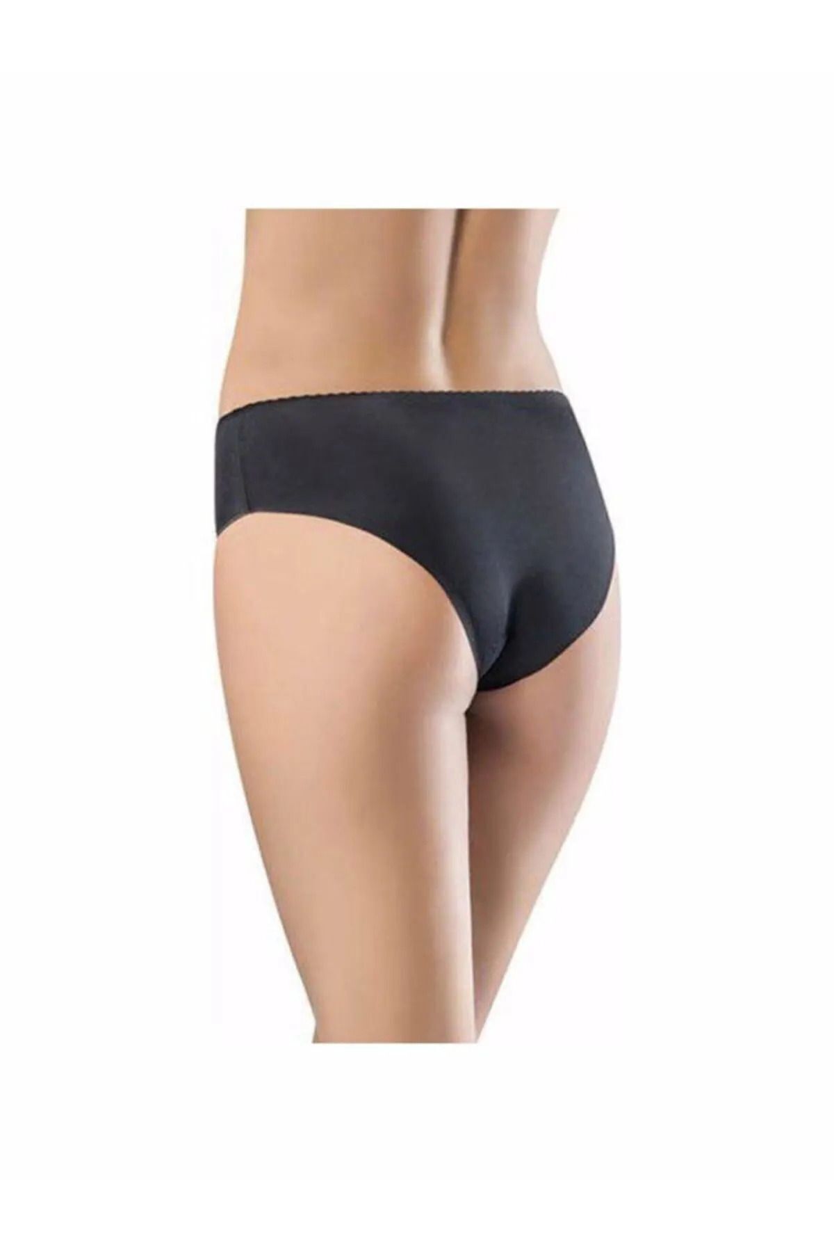 Balenbi Kadın Lazer Kesim Silikonlu Slip Külot 1043 S - Siyah
