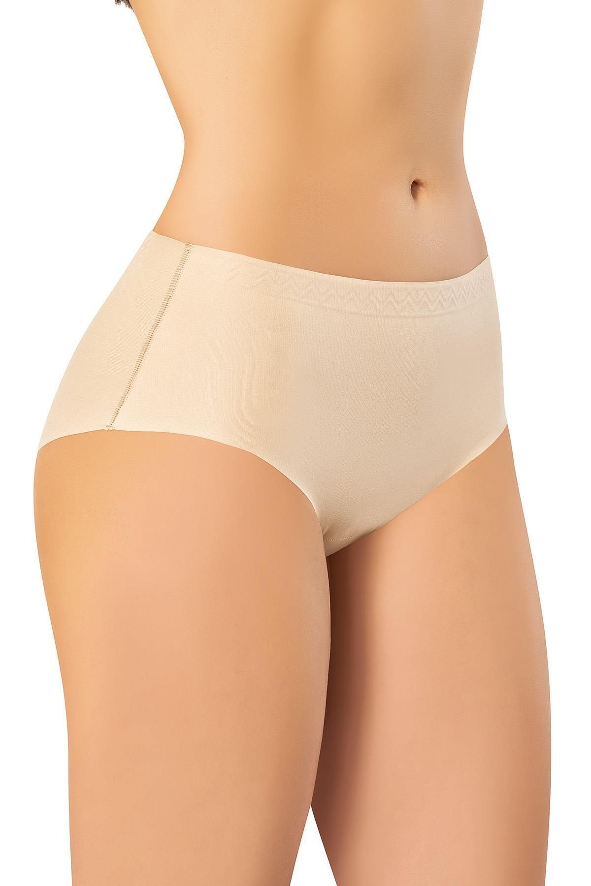 Balenbi Kadın Ten Lazer Kesim Dikişsiz Toparlayıcı Slip Külot Korse 1047 XL - Ten