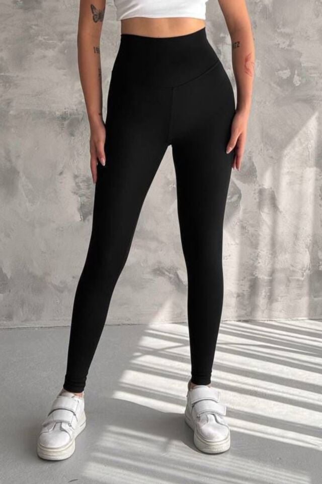 Balenbi Kadın Yüksek Bel Şardonlu Incelten Toparlayıcı Kışlık Tayt 1050