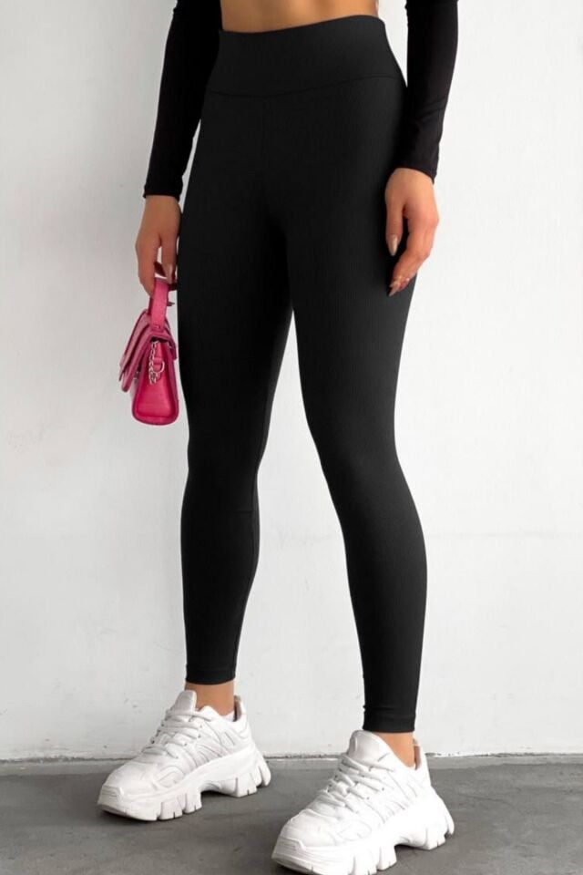 Balenbi Kadın Yüksek Bel Şardonlu Incelten Toparlayıcı Kışlık Tayt 1050