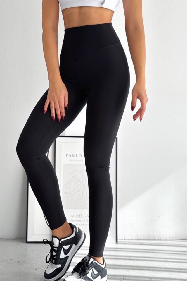 Balenbi Kadın Yüksek Bel Şardonlu Incelten Toparlayıcı Kışlık Tayt 1050