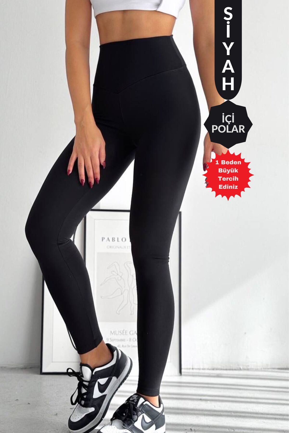 Balenbi Kadın Yüksek Bel Şardonlu Incelten Toparlayıcı Kışlık Tayt 1050