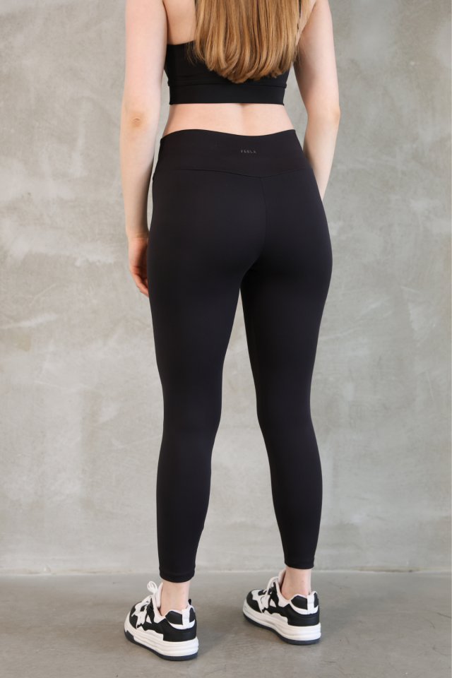 Feela Moda Premium Push Up Yüksel Bel Toparlayıcı Tayt 2005 S - Siyah