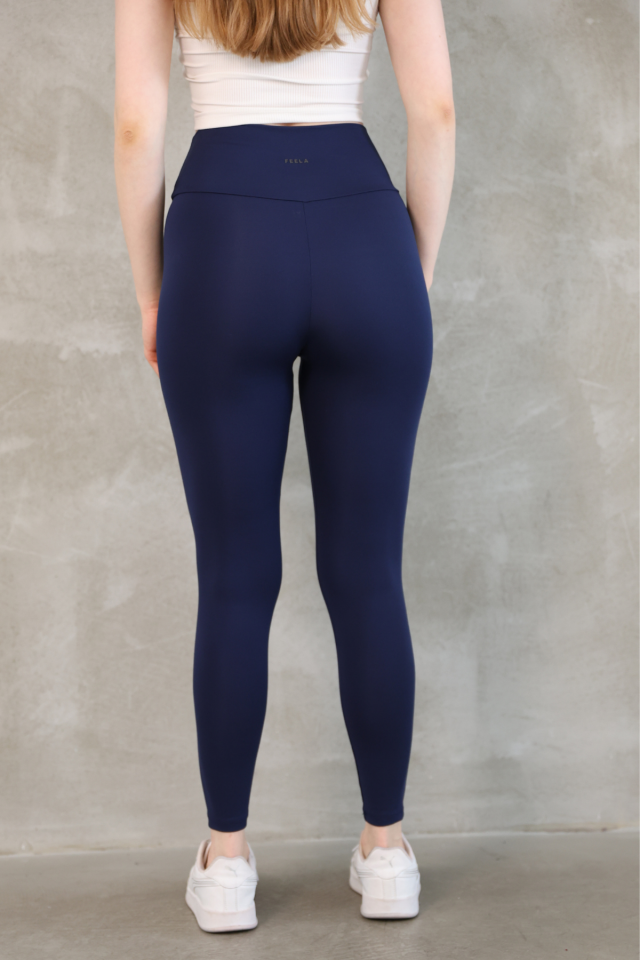 Feela Moda Premium Push Up Yüksel Bel Toparlayıcı Tayt 2005 S - Lacivert