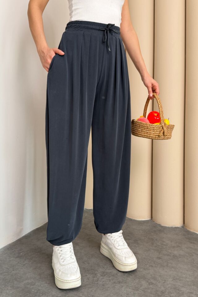 Balenbi Premium Stirrup Model Kadın Modal Şalvar Pantolon 1184 38 - Antrasit