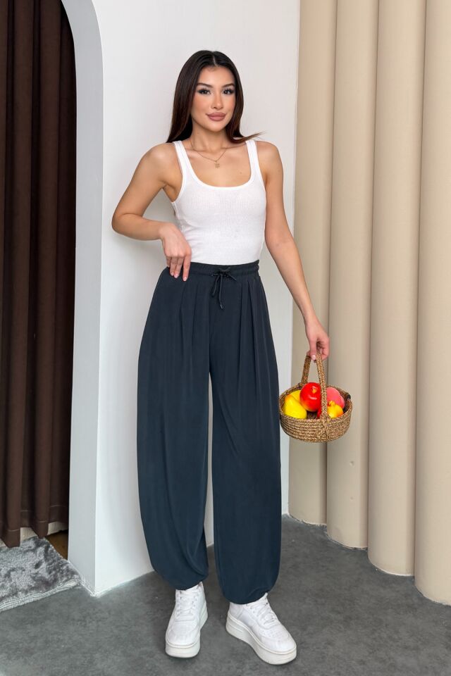 Balenbi Premium Stirrup Model Kadın Modal Şalvar Pantolon 1184 38 - Antrasit