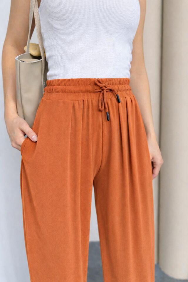 Balenbi Premium Stirrup Model Kadın Modal Şalvar Pantolon 1184 42 - Kiremit