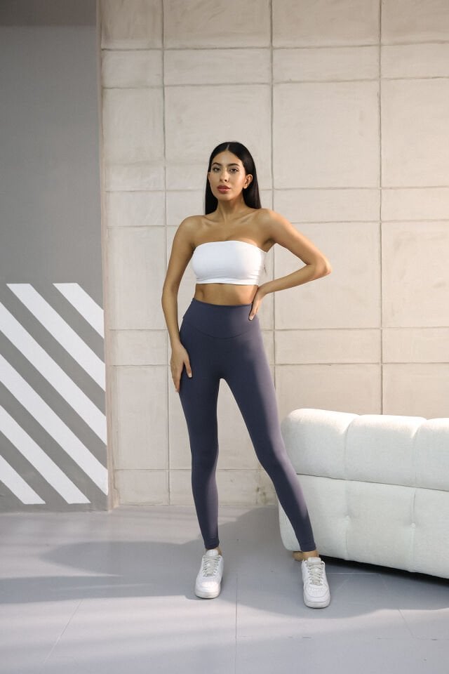 Balenbi Haute Kadın Yüksek Bel Incelten Toparlayıcı Modal Tayt 1058 XL - Füme