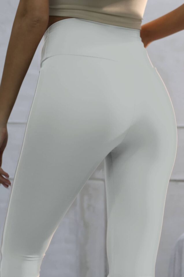 Balenbi Haute Kadın Yüksek Bel Incelten Toparlayıcı Modal Tayt 1058 Taş - L