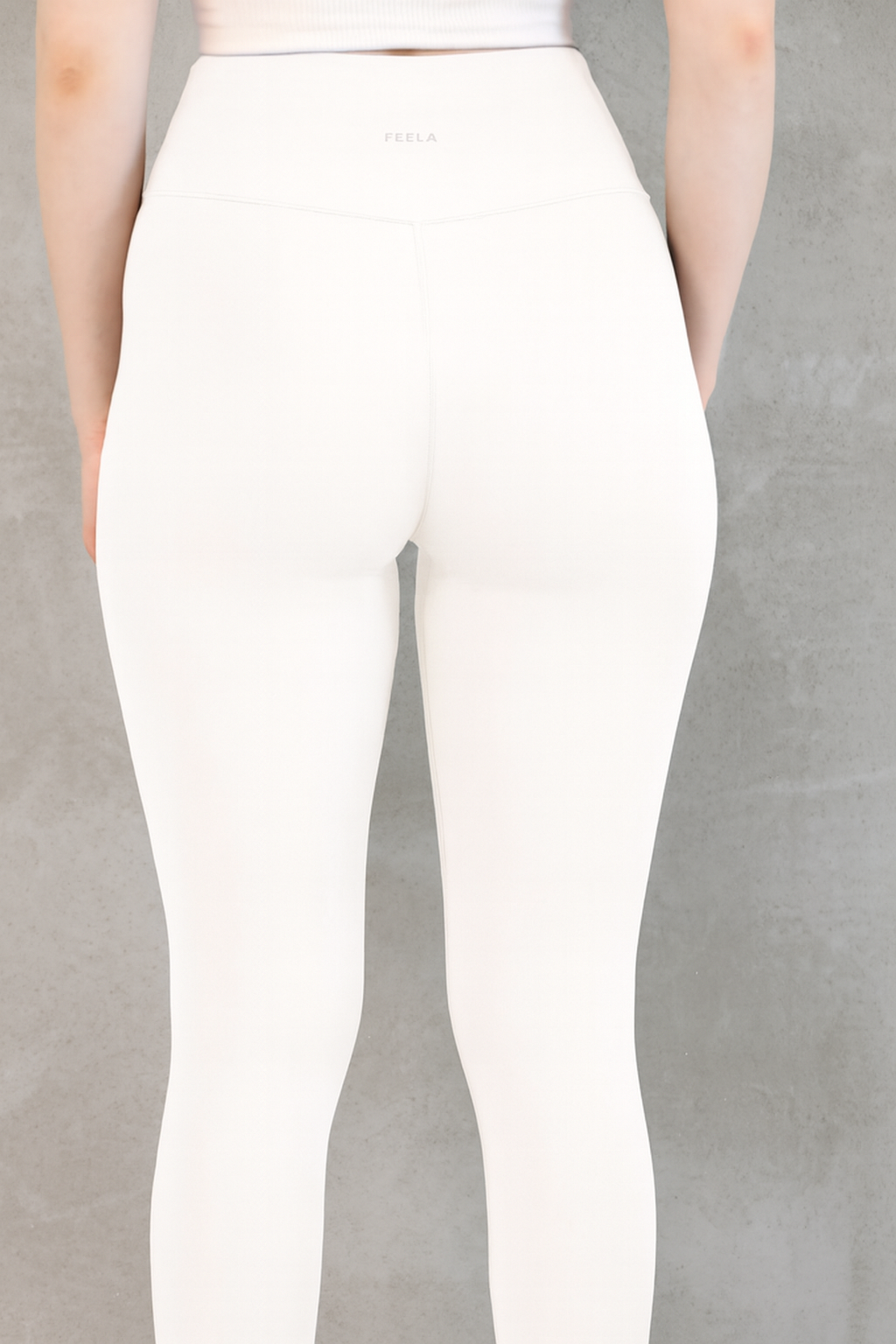 Feela Moda Premium Push Up Yüksel Bel Toparlayıcı Tayt 2005 XL - Beyaz