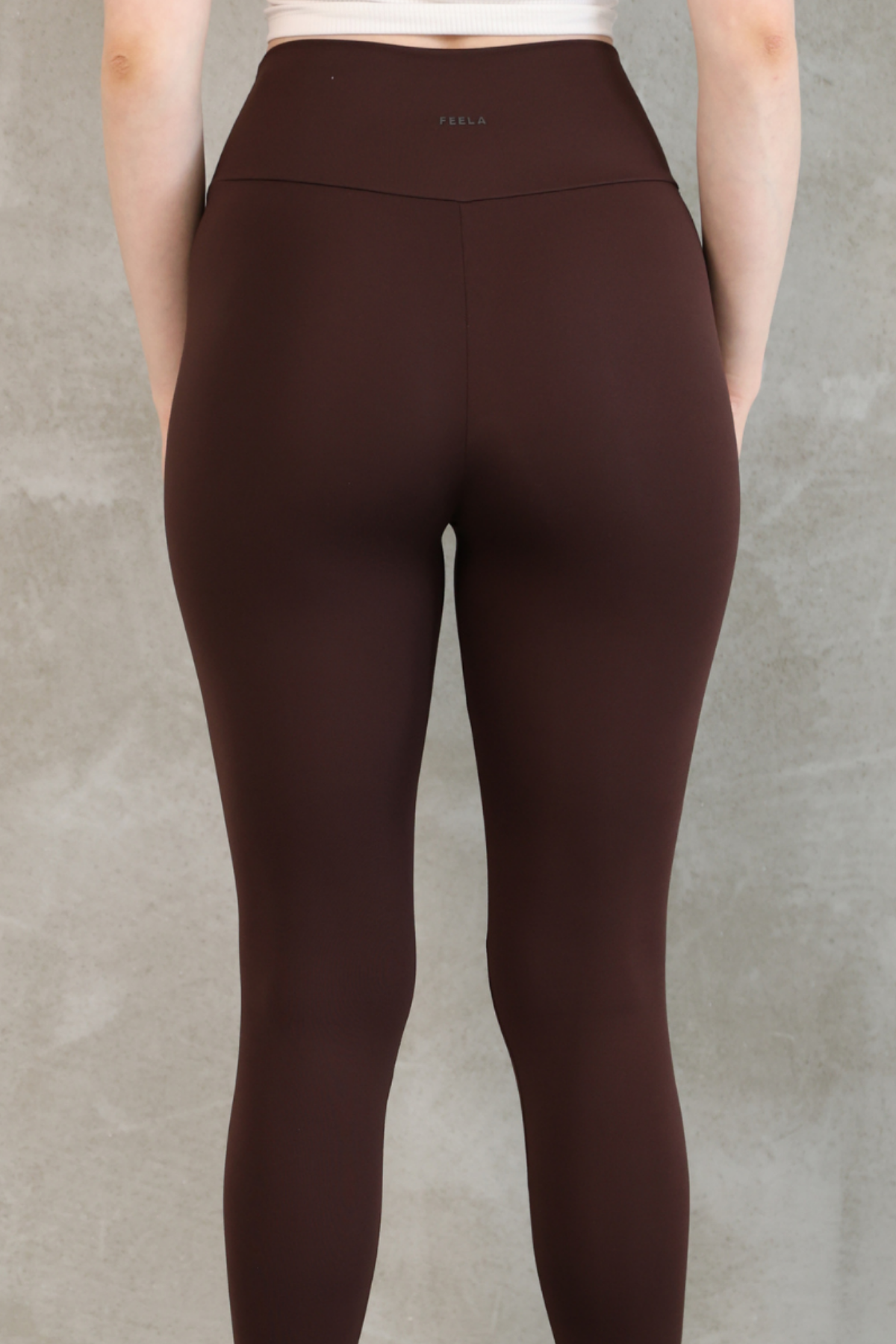 Feela Moda Premium Push Up Yüksel Bel Toparlayıcı Tayt 2005 XL - Kahverengi